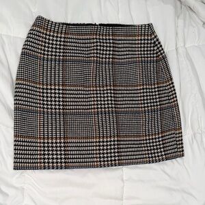 Gianni Bini plaid mini skirt